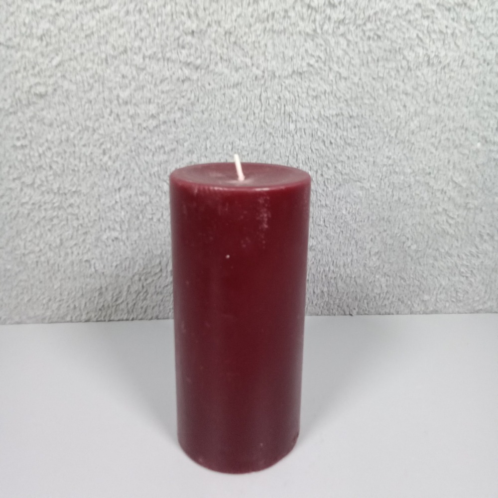 Mainstays Black Cherry Scented Pillar Candle Burgundy 2.8 x 6 Inch 56004